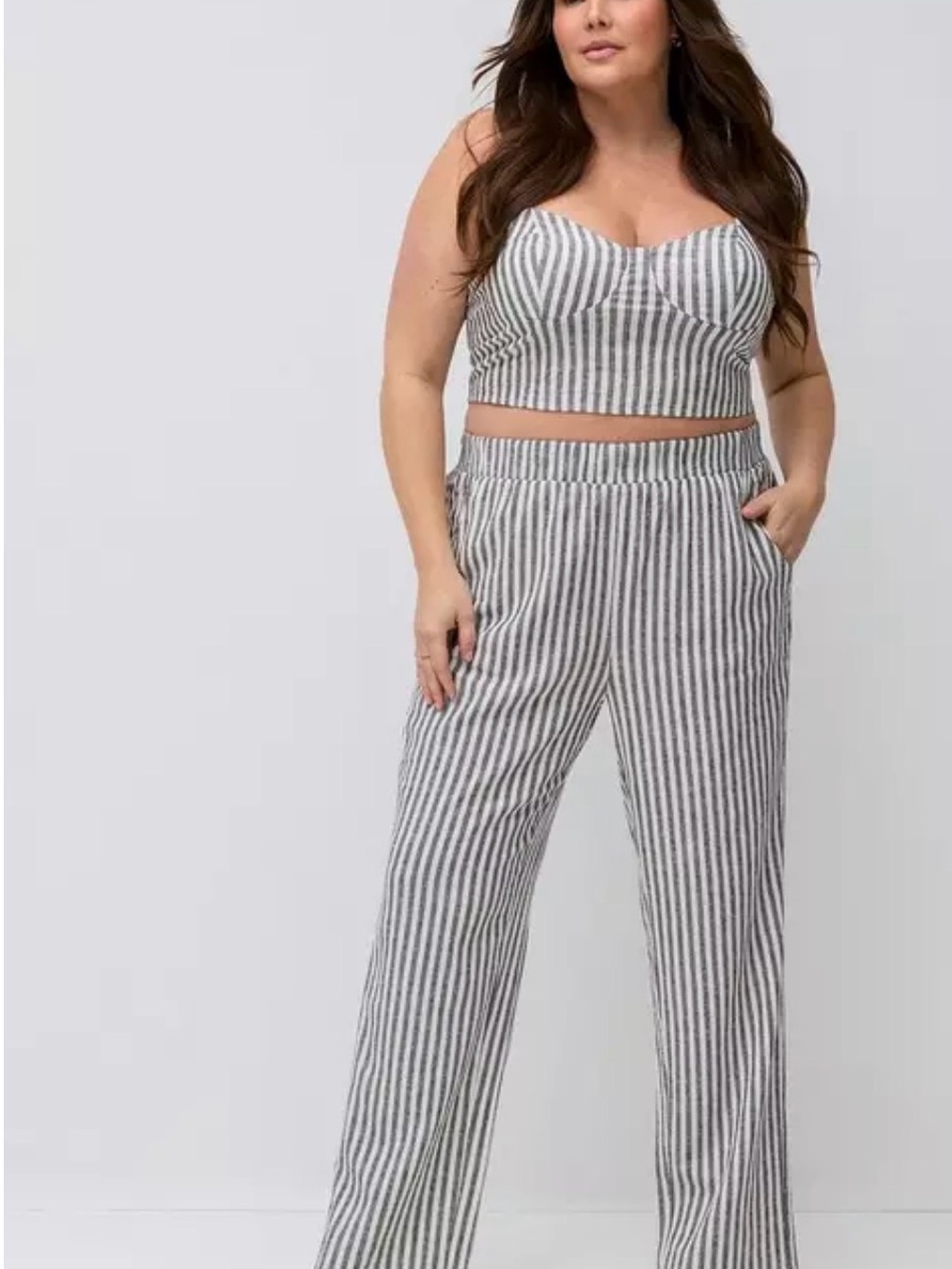 Torrid Studio Pull-On Luxe Linen Pant